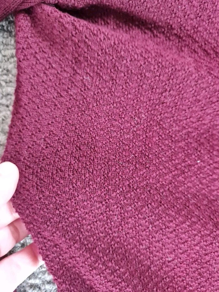 BNWT *Next* men's lightweight waffle knit collared cotton jumper * sz