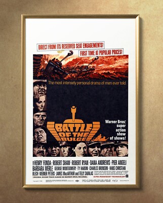 Edjay Postre Battle of the Bulge 1965 Movie Poster Print 24