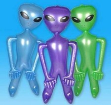Alien Inflatable 60" Tall Blue, Green or Purple-KIDS Love These 