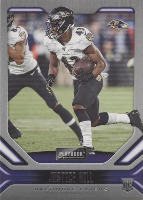 2019 Panini Playbook Justice Hill #127 - 1 of 2
