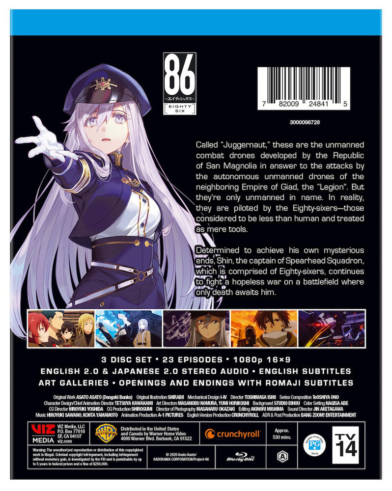 86 Eighty-Six The Complete First Season BLURAY | eBay