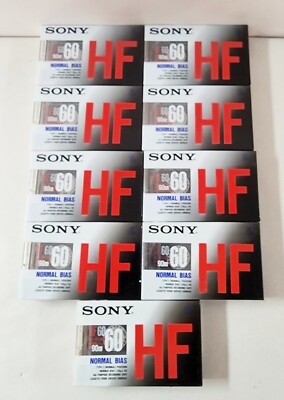 Lot De 31 Cassettes Sony HF 60 & 90 Minutes – Neufs Sous Blister