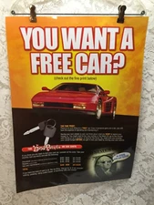 Teacher School Classroom Wall or Bulletin Board Poster--You Want A Free Car?