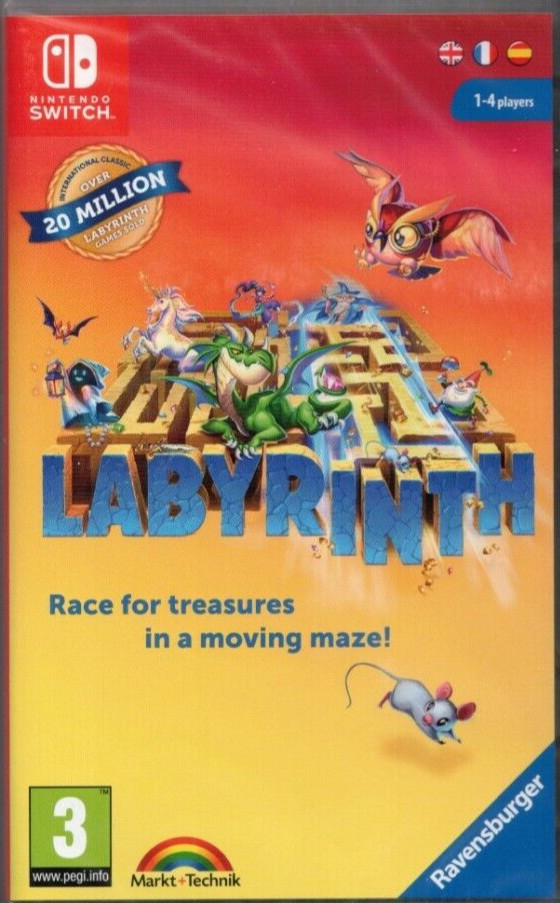 Ravensburger Labyrinth For Nintendo Switch (New & Sealed)