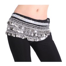 C91005 Hüfttuch Bauchtanz Fasching Münzgürtel Belly Dance Belt