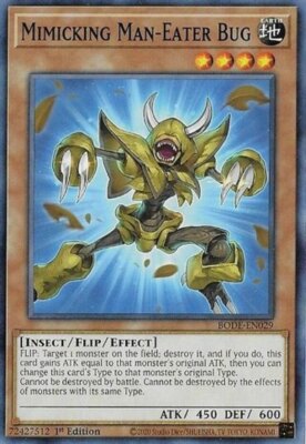 Mimicking Man-Eater Bug - BODE-EN029 - Common - 1st Edition x1 - Near Mint