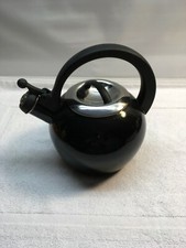   Whistling tea kettle teapot stove top black...