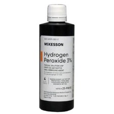 Mckesson 23-F0010 Hydrogen Peroxide 3 4 oz Bottle Pack of 2 