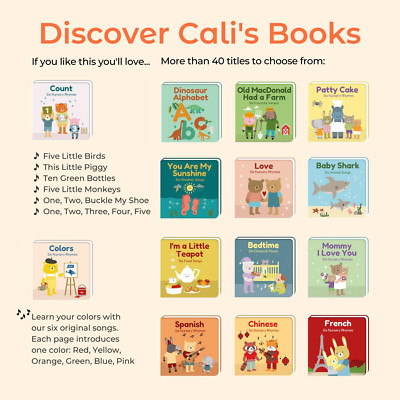 Calis Books ABC Book | Great Alphabet Learning Toy with the ABC Song | Sound ...