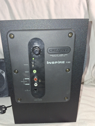 CASSA CASSE SUBWOOFER CREATIVE INSPIRE P380 SPEAKER SYSTEM 2.1 AUDIO HI-FI - Imagen 8 de 11
