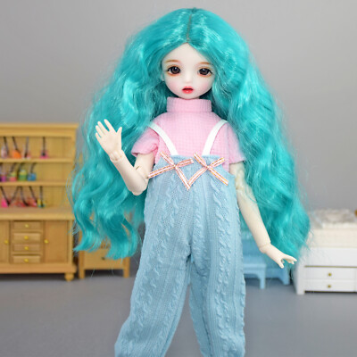 Cute BJD Doll Girls Gift 12 inch Height Girl Doll w/ Curly Wig Fashion Outfits