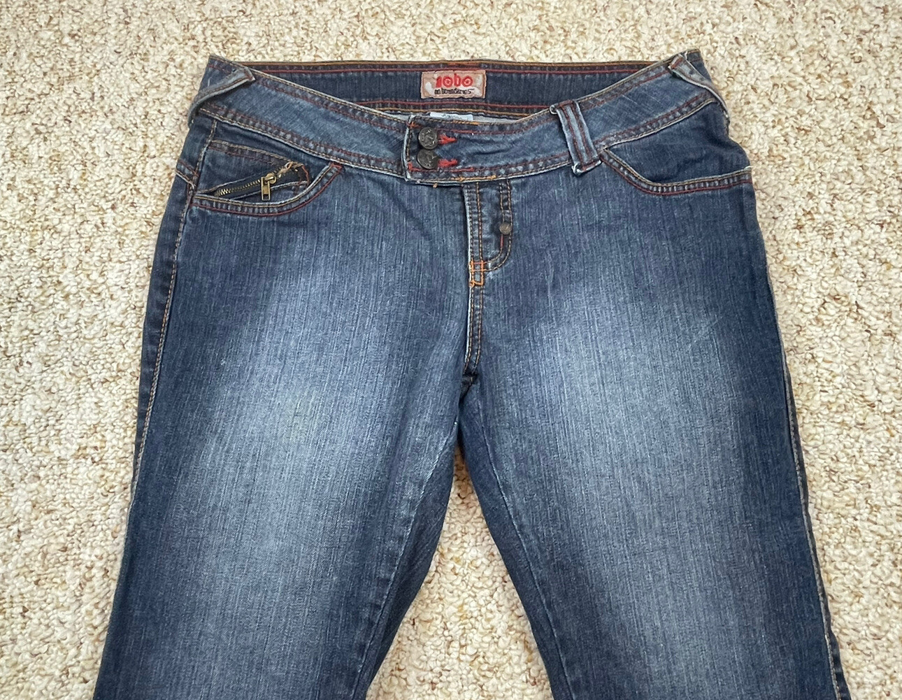 No Boundaries Women's Super Cute Low Rise Denim Capri… Gem