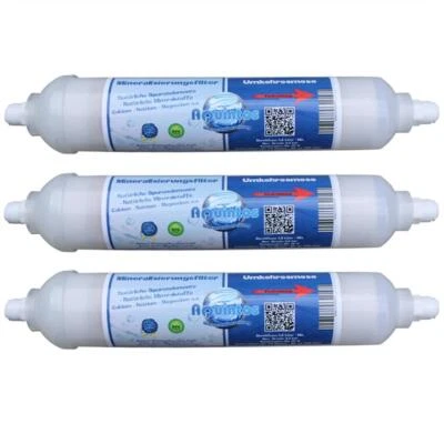 AQUINTOS WASSERAUFBEREITUNG GMBH 3 x Osmose Alkalischer Mineralfilter Mineralisierungsfilter Umkehrosmose Wasser