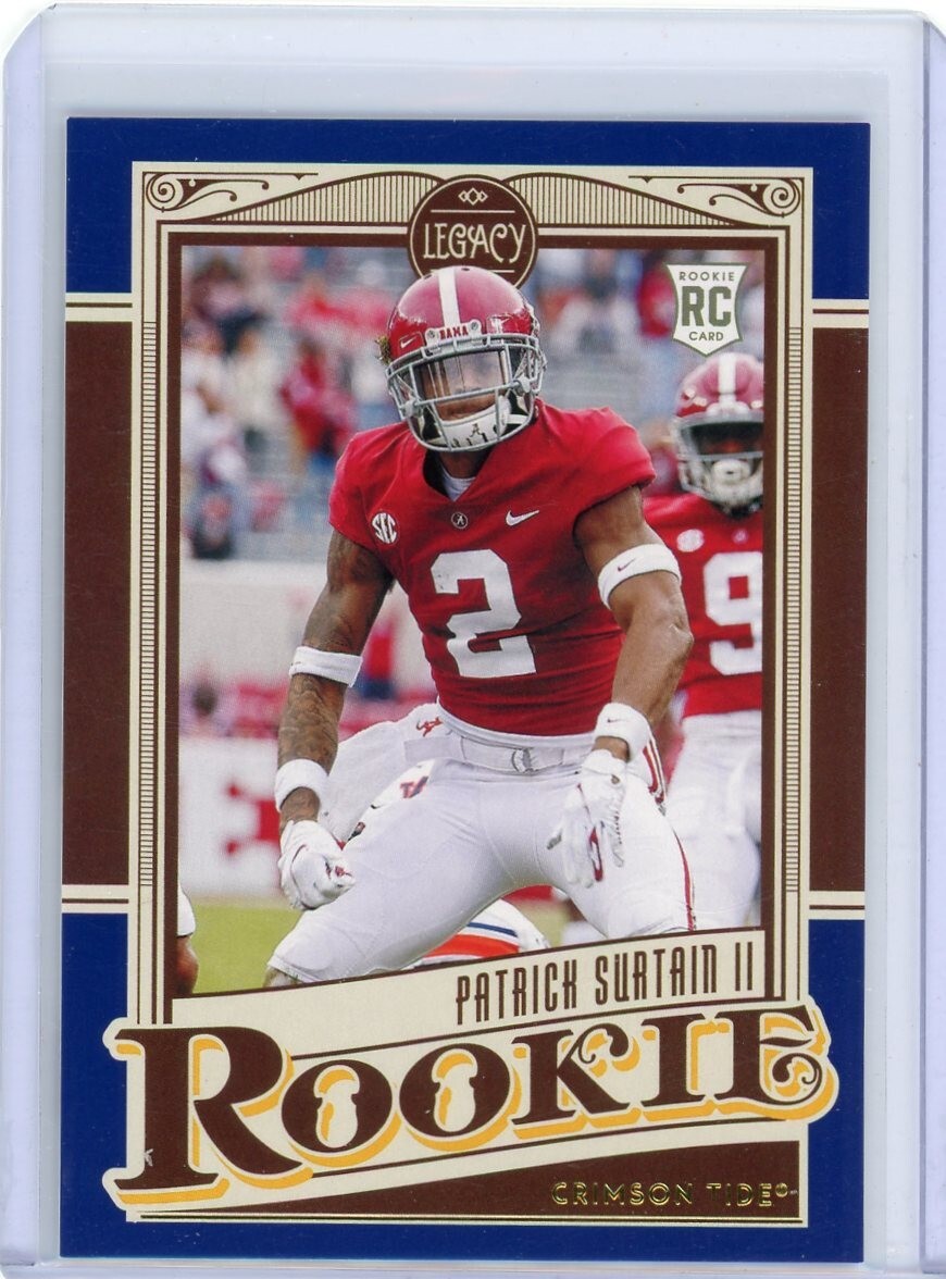 2021 Panini Legacy Rookies Blue RC #177 PATRICK SURTAIN II Denver Broncos 14/50