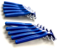 10 Box of Blue Disposable Twin Blade Razors