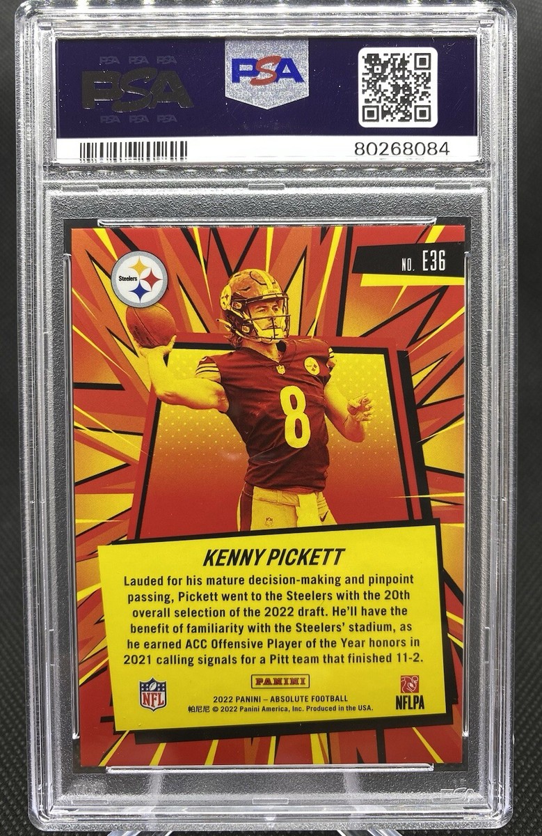 2022 Panini Absolute Kenny Pickett #E36 Explosive SP RC PSA 10 | eBay