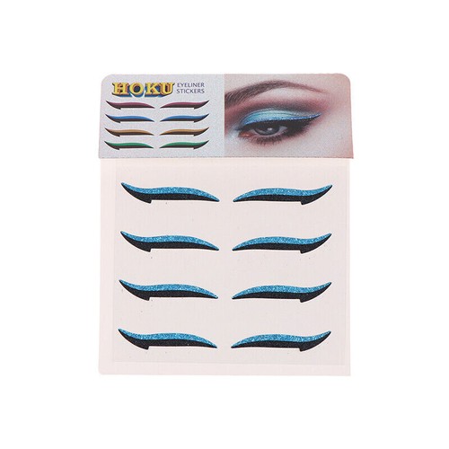 Temporary Tattoo Eyeliner Eyelash Stickers Eye Makeup Glitter Shiny Waterproof - Picture 8 of 11