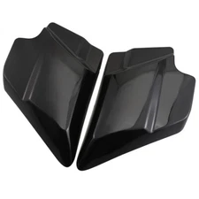 Black Motorcycle Battery Side Panel Cover For Harley Touring Models 2009-2017 18