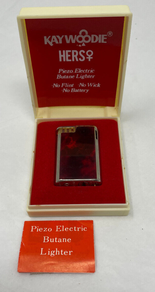 Vintage with box Kaywoodie Hers butane Lighter eBay