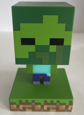 Minecraft Zombie Icon Light Collectible Figure - Main Image