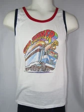 Vintage 1978 Roach Iron-On Tank Top Ramrod Gear Jammer - White - XL