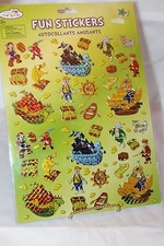 Krafty Kids Fun Stickers - Pirates 2 Sheets