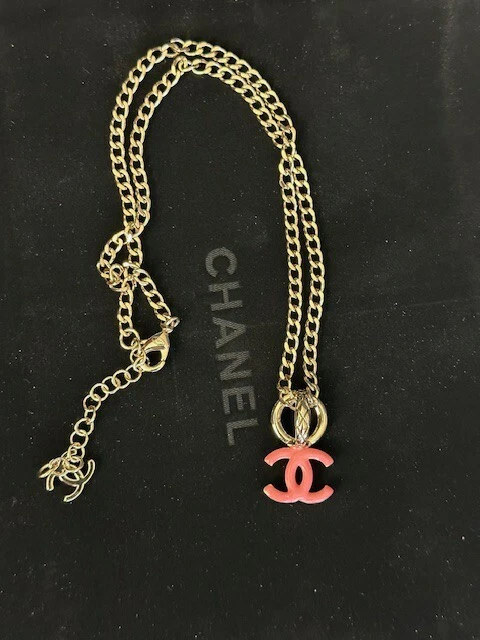 Chanel CC Enamel Necklace