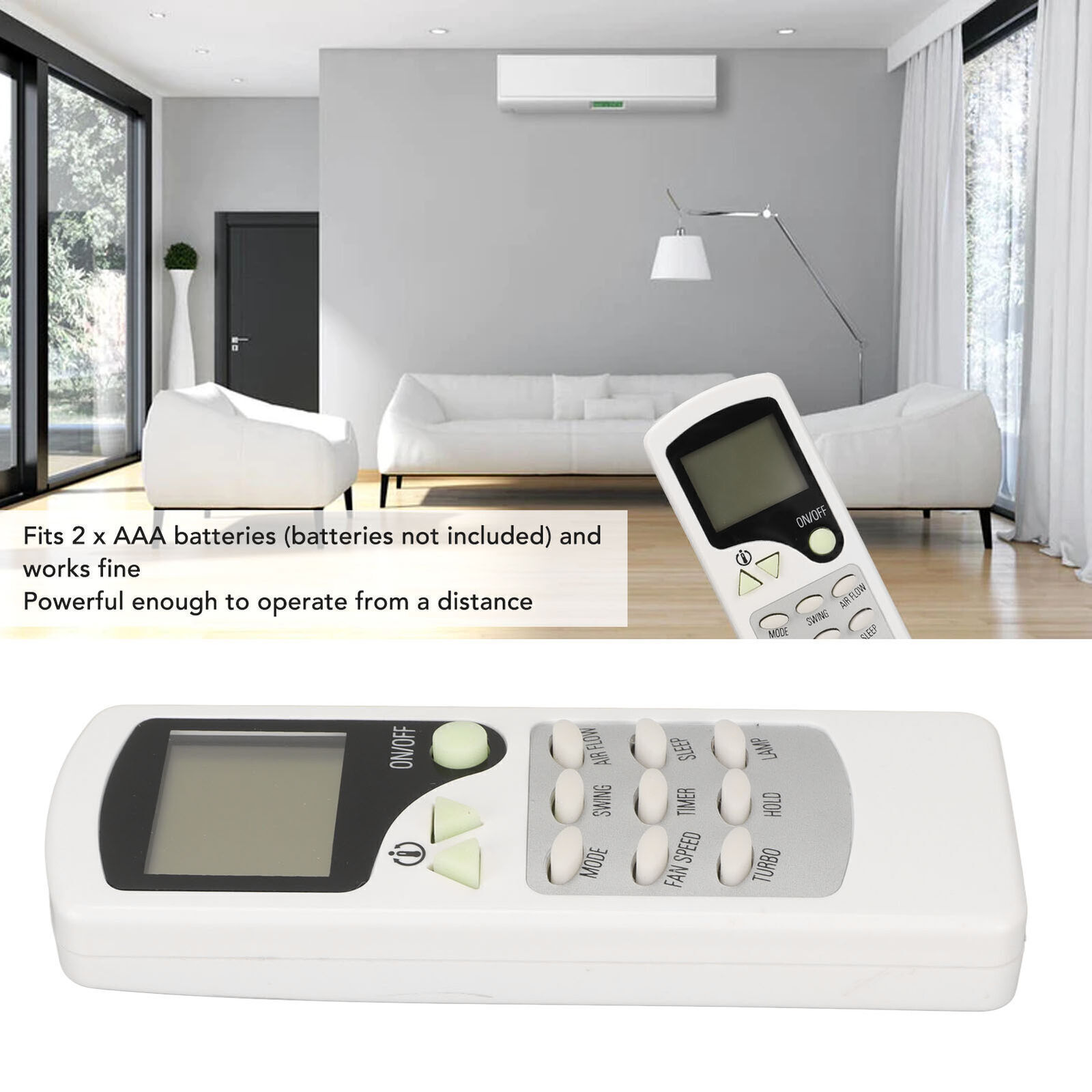 Universal AC Remote Control Replacement for Easy Accessible Air Conditioner Operation