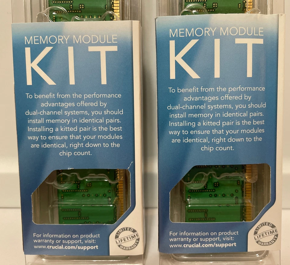 Crucial KTF0598-INB6 0327 Random Access Memory Module Kit 2 Packs 8GB - Image 4 of 4