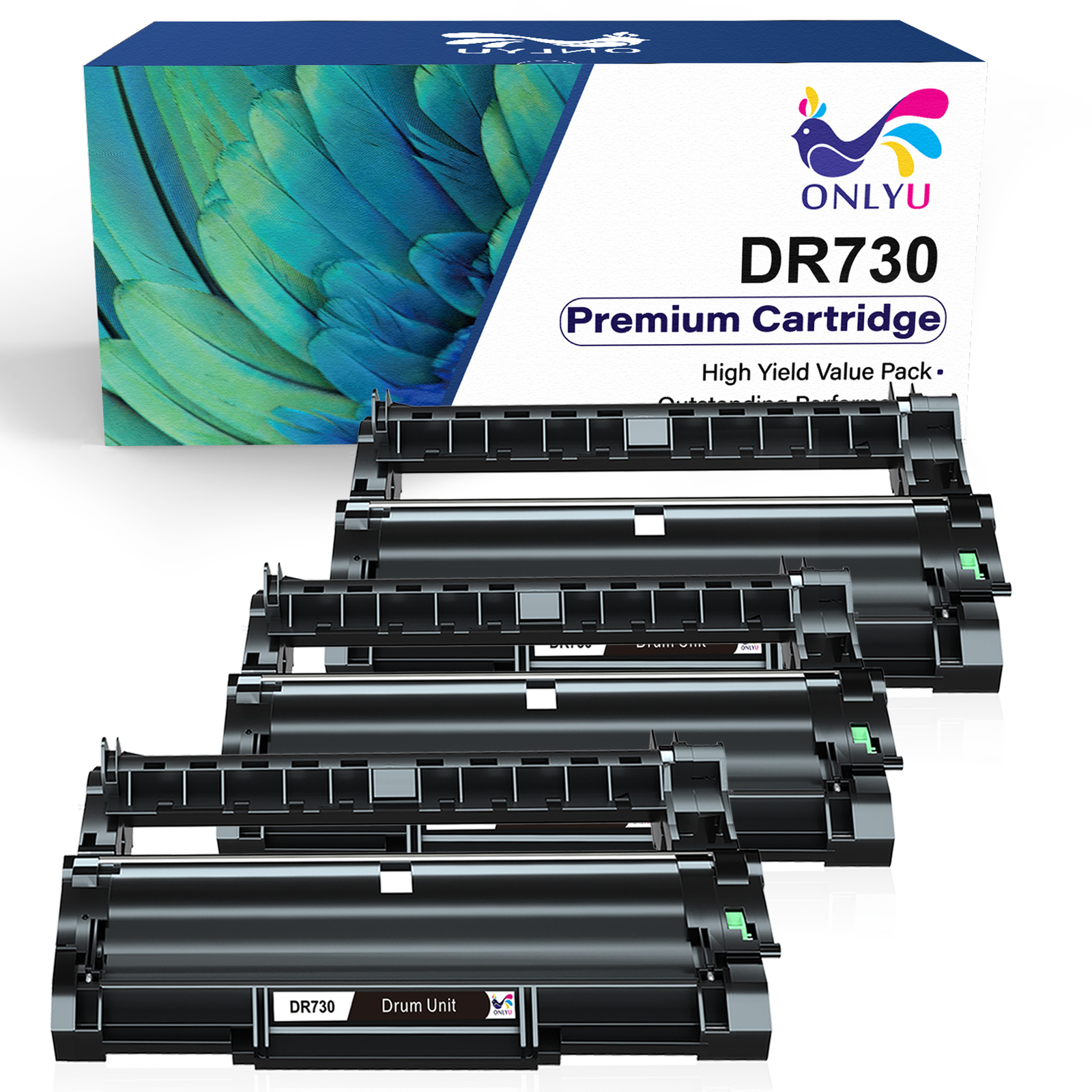 2 Unità Tamburo Compatibile DR730 Per Stampanti Brother – Sostituzione Drum DR-730 Nero