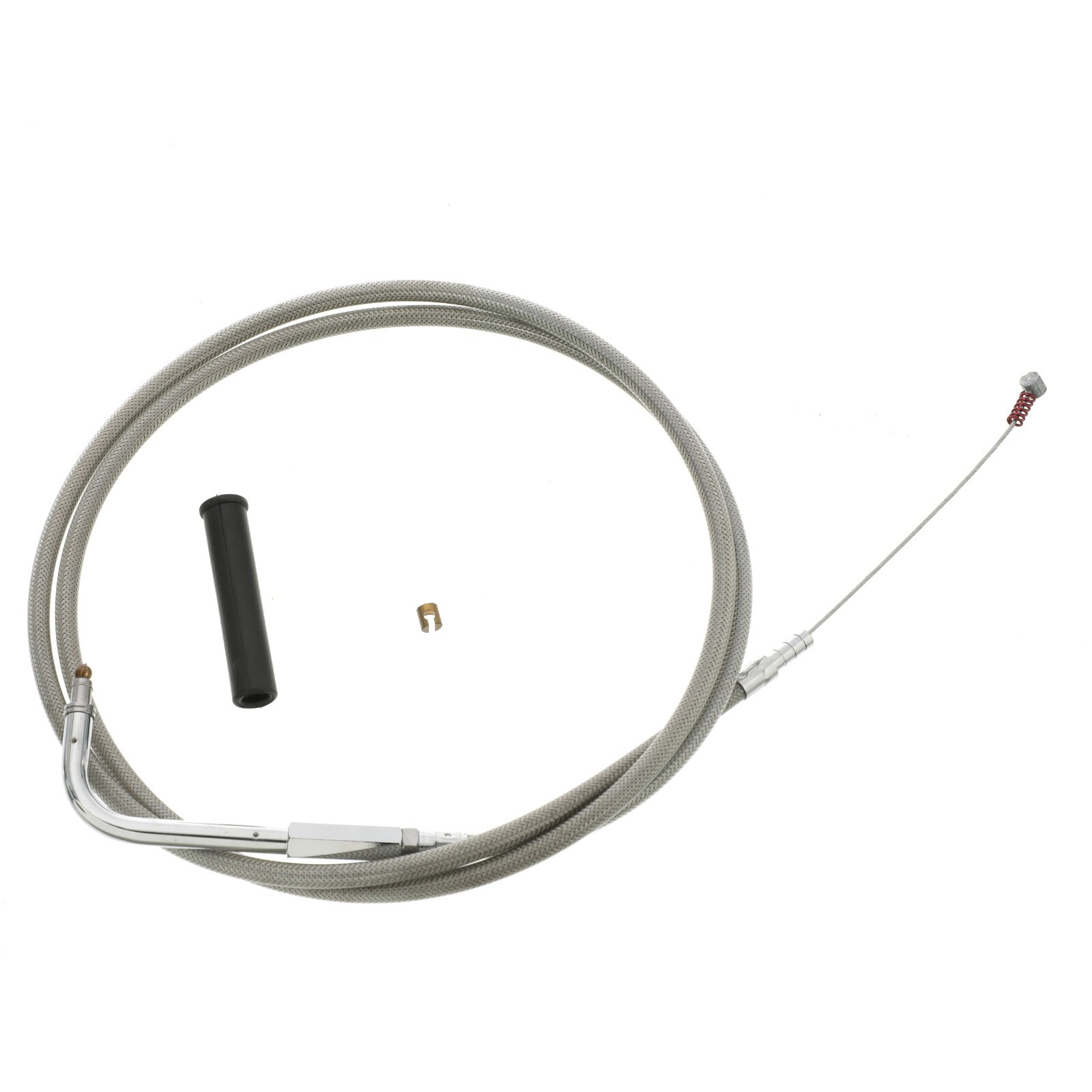 Cable de ralentí de acero inoxidable para Harley Davidson (P/N 617574)
