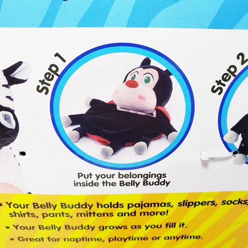 Belly Buddy Total Vision Ladybug Plush Bag Toy New - Picture 5 of 7