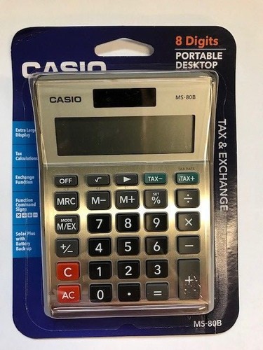 Casio MS-80B Standard Function Desktop Calculator