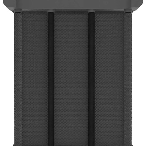 Mobile per 4 Scatole a Cubo Grigio 69x30x72,5 cm in Tessuto - Foto 5 di 9