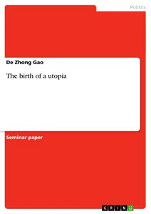 The Birth Of A Utopia (Buch)-image