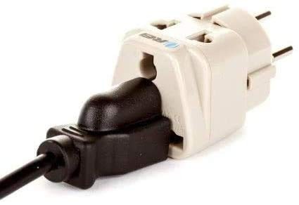 OREI Grounded Universal 2 in 1 Plug Adapter Type H for Israel & more - High