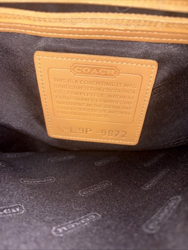 De colección: Bolso de Mano Coach Compartimento Tostado, Estilo 9872, Años 90, Con Etiqueta y Bolsa Antipolvo, - Imagen 6 de 23