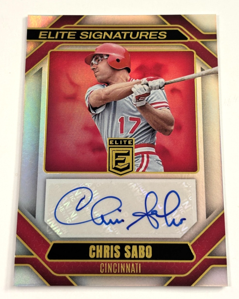 Chris Sabo 2026 Donruss Elite Signatures AUTO Autograph Card #ES-CS