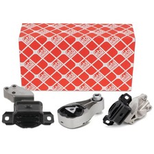 3x febi Motorlager für SMART FORTWO (451) 1.0 / Turbo / Brabus + electric