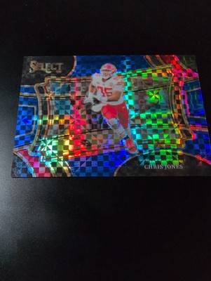 2023 Panini Select Field Level Blue Prizm /49 Chris Jones #348 Chiefs
