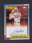2025 Topps Series 2 1990 SILVER PACK MOJO JACKSON HOLLIDAY /25 AUTO!