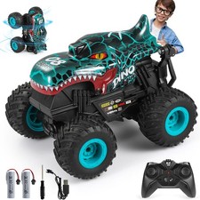 360° RC Stunt Car Remote Control Cars Shark Monster Truck Toy Off-Road Car Gifts