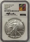 2023 W BURNISHED AMERICAN SILVER EAGLE NGC MS70 “First Releases”
