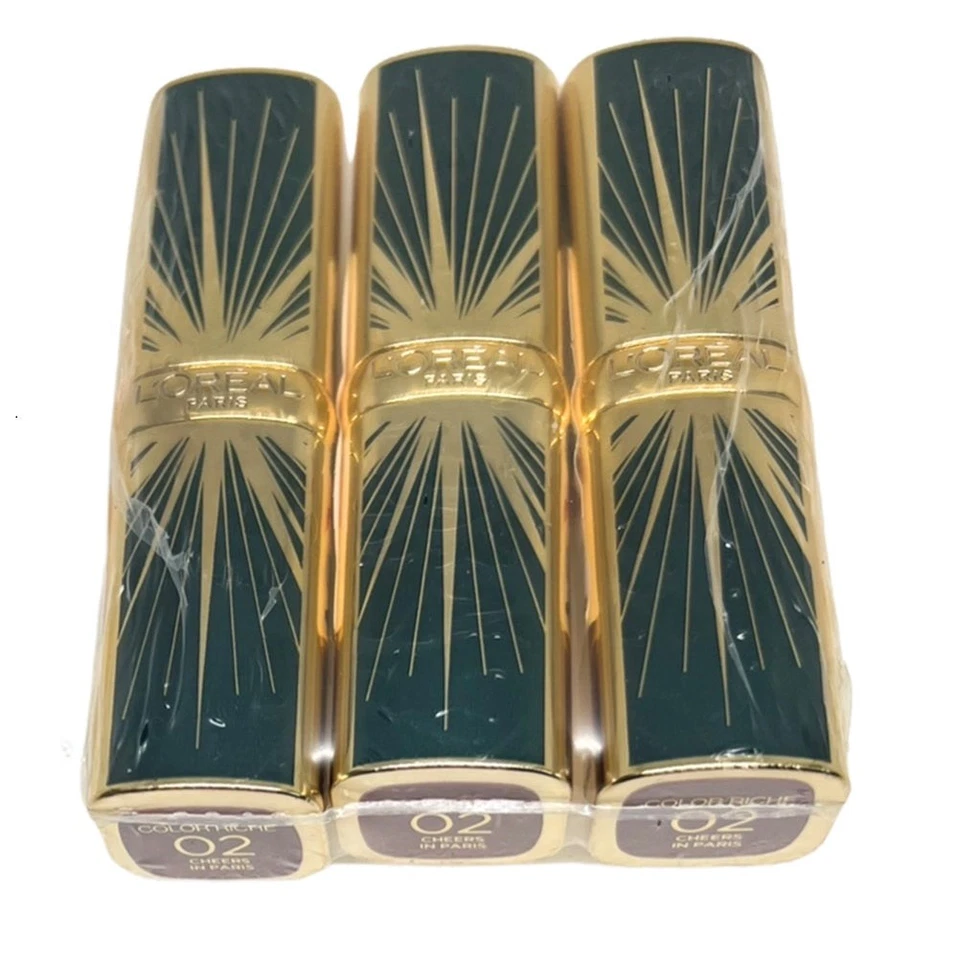 Pack of 3 L'Oreal Paris Color Riche Rue Royale Lipstick, Cheers in Paris 02 - Image 2 of 4