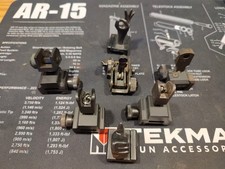 Low Profile Flip-up Front/Rear Sight Assortment.