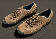 Clarks Womens Privo SOFRITO Driving Shoes Size 7 7M Brown Nubuck Slip-On Moc