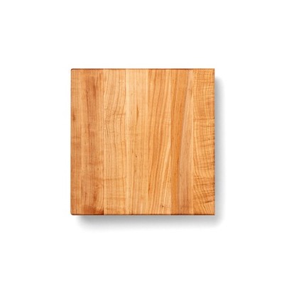 John Boos B Series Square Wood Cutting Board with Feet, 12'' x 12'', Maple