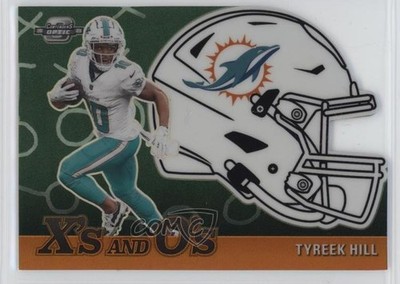 2023 Panini Contenders Optic Xs and Os Orange Prizm /50 Tyreek Hill #XO-30 0nr3