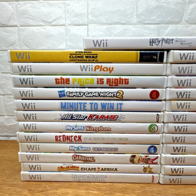 Nintendo Wii Game Lot Bundle Lot Of 25 Video Games Tested Family Fun Exercise