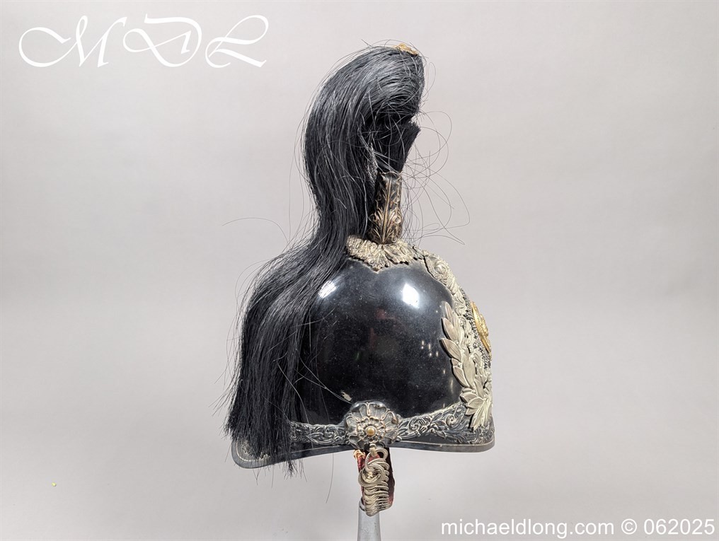 Victorian Royal Staffordshire Yeomanry Officers Helmet 1847 Pattern